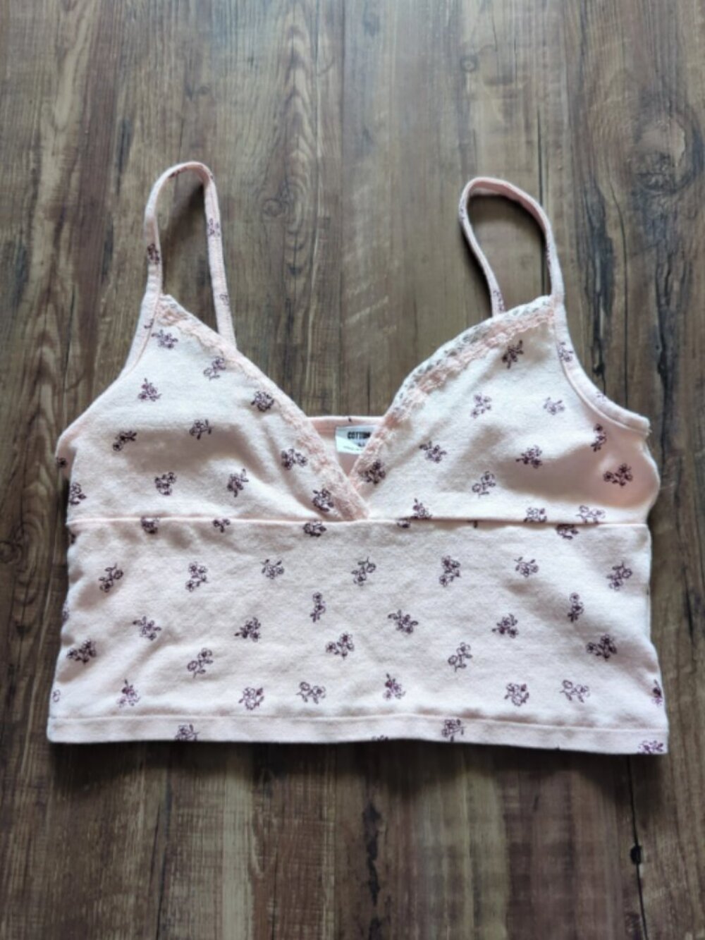 Cotton On Pink Floral Crop Top